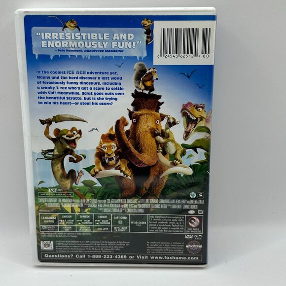 Ice Age Dawn Of The Dinosaurs PG Ray Romano 20th Century DVD Family Adventure - Picture 3 of 5